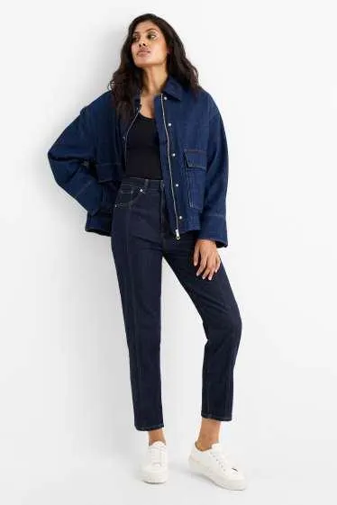 Mom jeans - high waist - LYCRA®