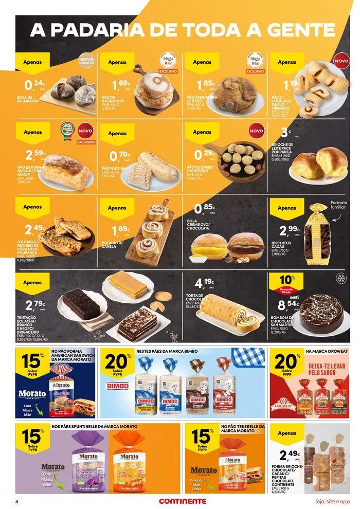 Folheto Continente Bom Dia: É de quem não se poupa de poupar de 8 de agosto até 12 de agosto 2024 - Pagina 8