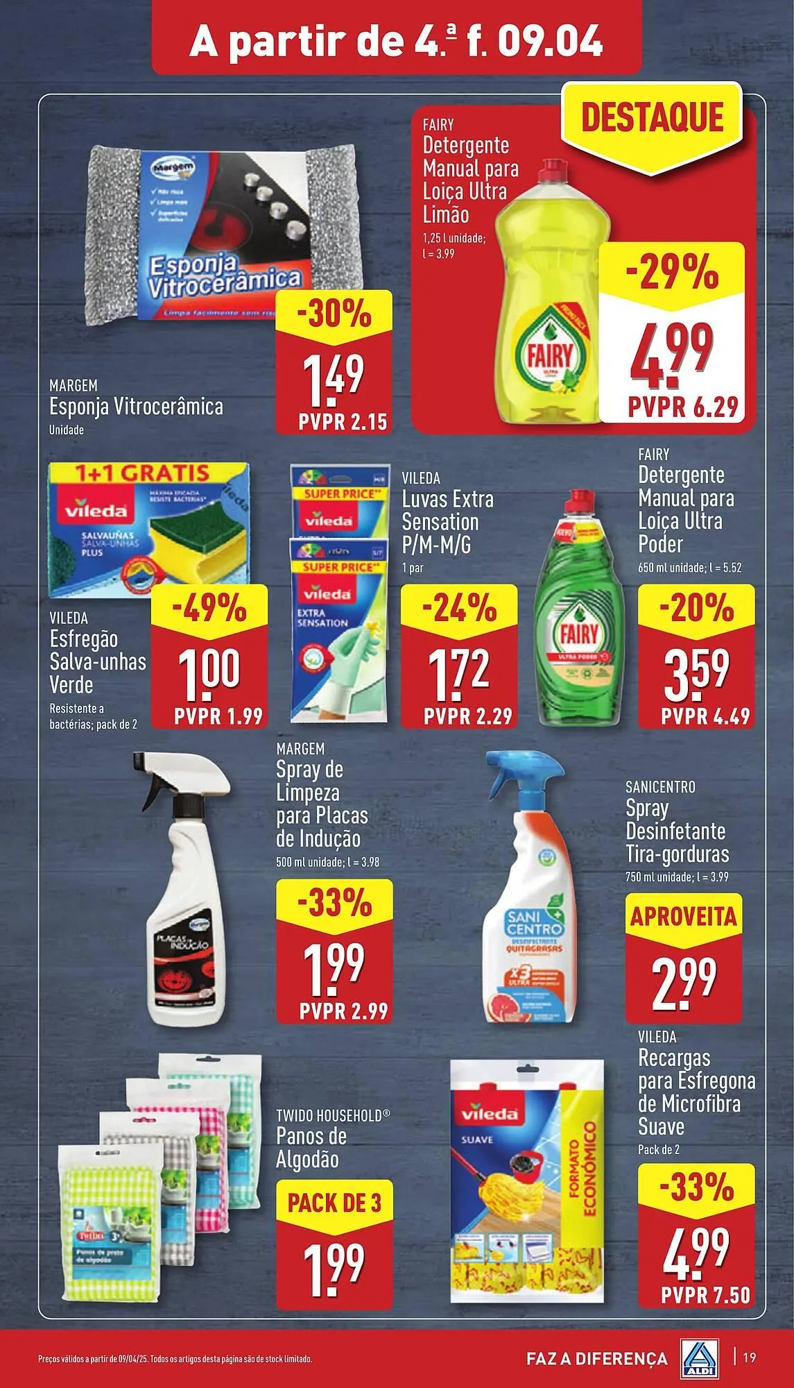 Folheto Folheto ALDI de 9 de abril até 15 de abril 2025 - Pagina 19