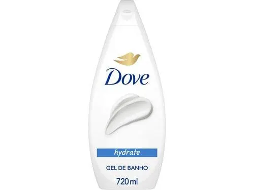 gel banho dove hydrate 720ml