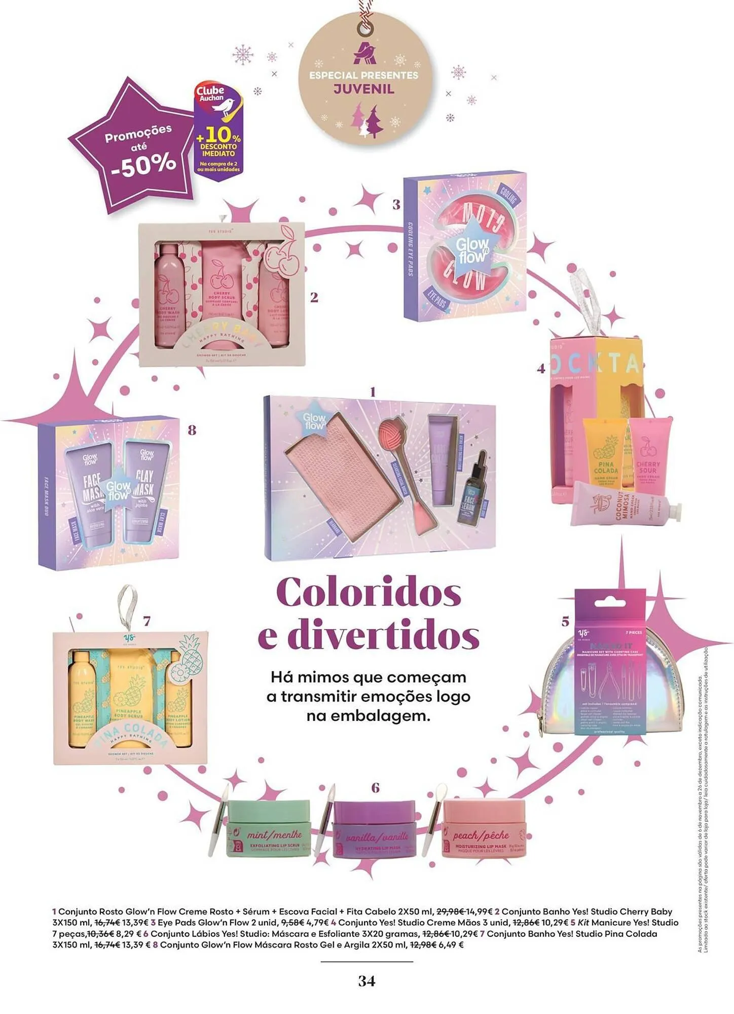 Folheto Folheto Auchan de 6 de novembro até 26 de dezembro 2025 - Pagina 34