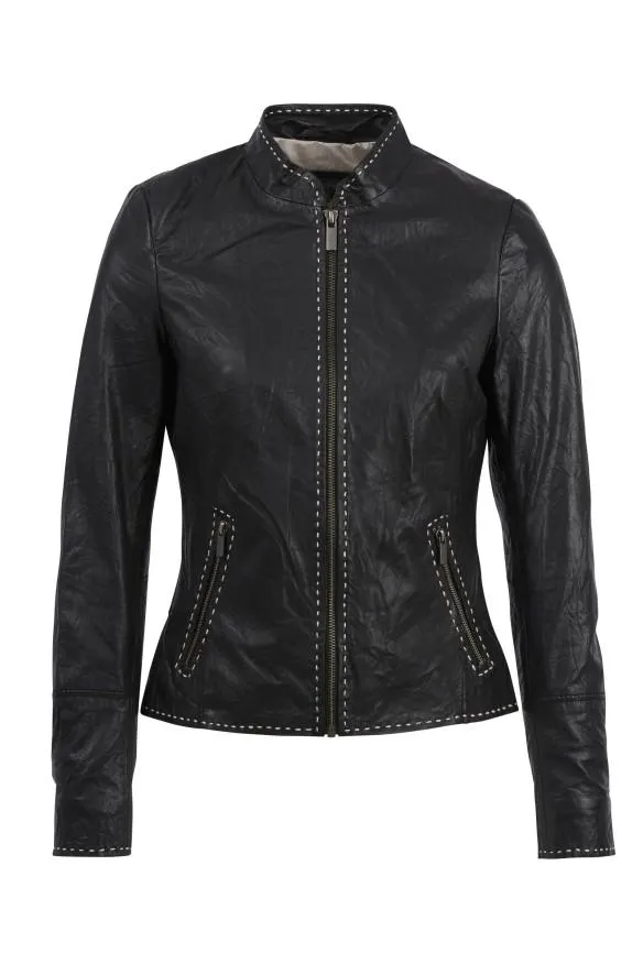 Blusão em pele Salete