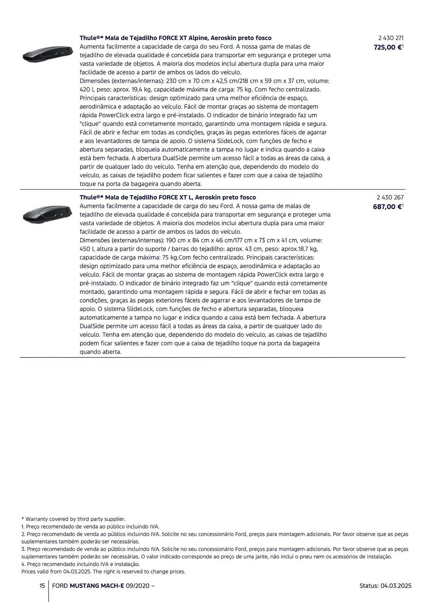 Folheto Folheto Ford de 18 de março até 31 de agosto 2025 - Pagina 15