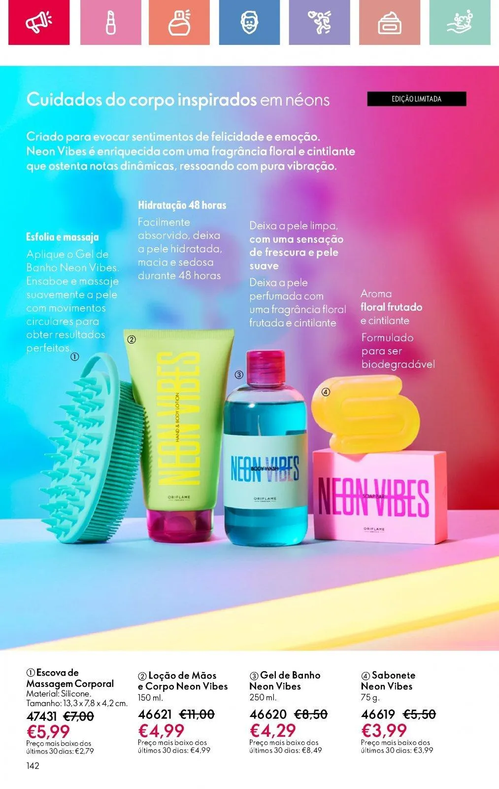 Folheto Folheto de Oriflame até 05.07.2025 de 18 de junho até 5 de julho 2025 - Pagina 142