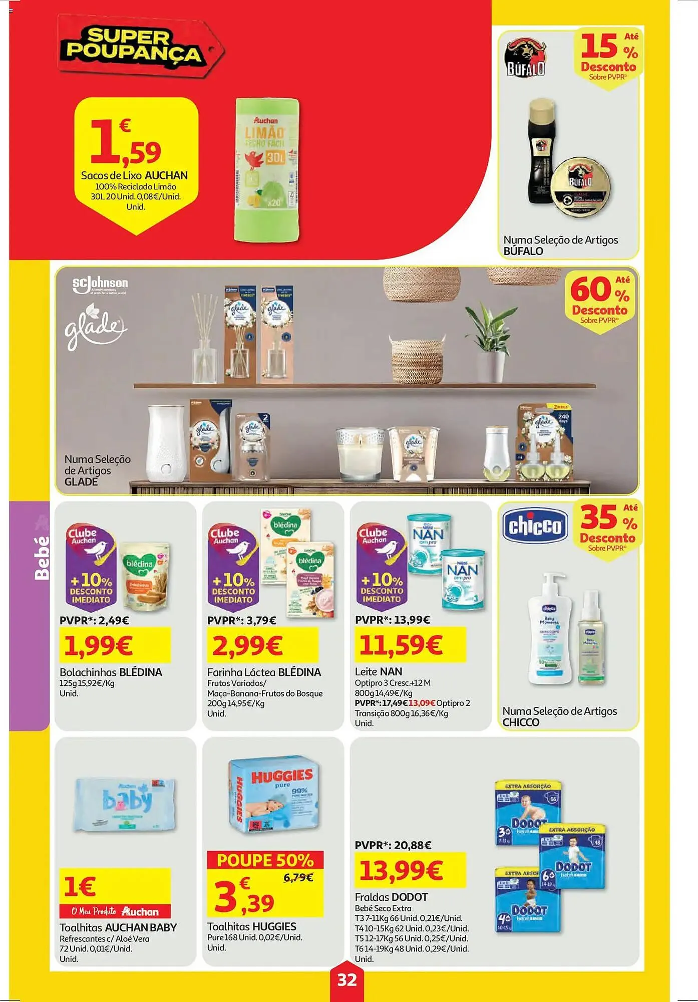 Folheto Folheto Auchan de 19 de março até 26 de março 2026 - Pagina 32