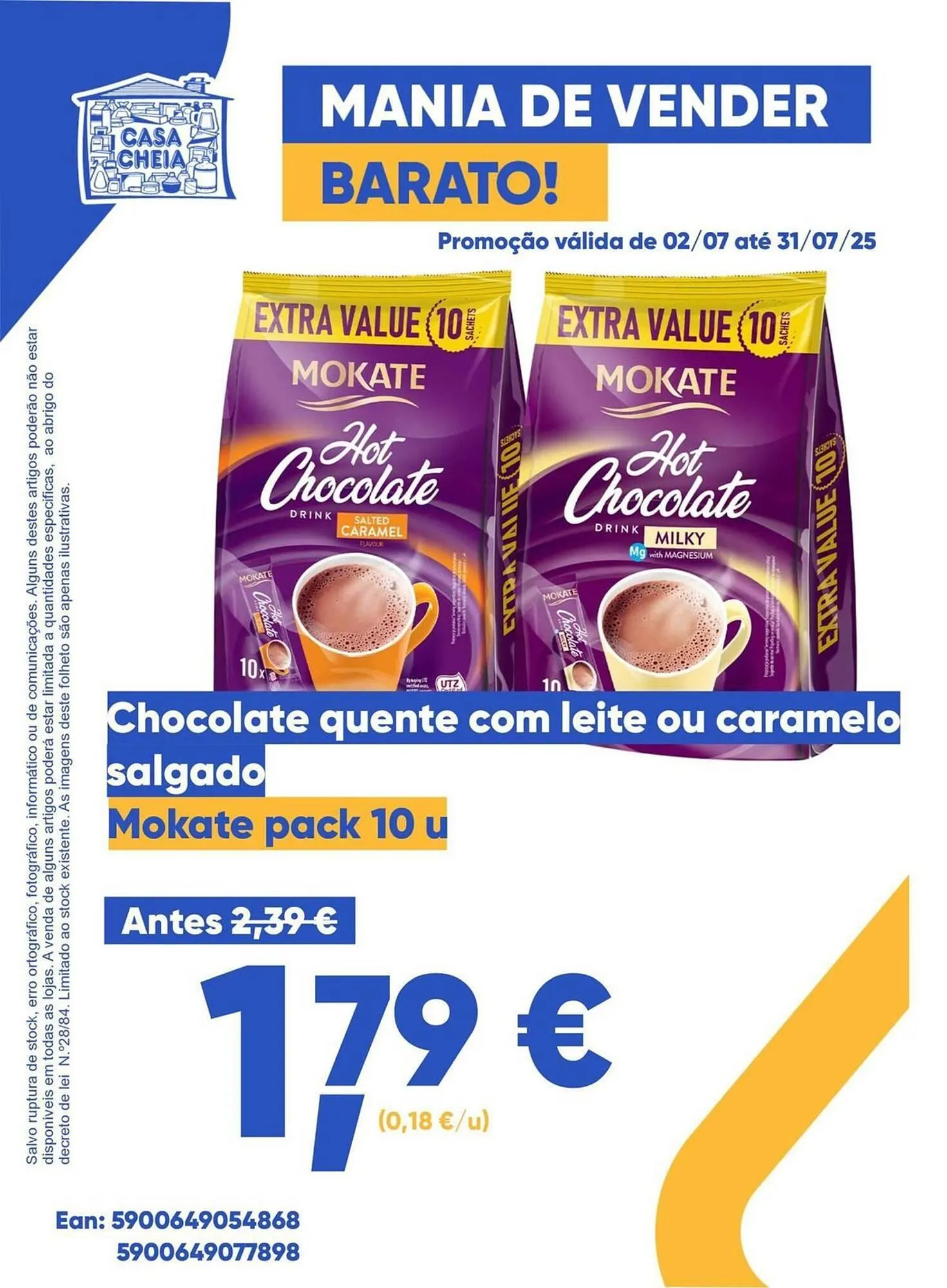 Folheto Folheto Casa Cheia de 2 de julho até 31 de julho 2025 - Pagina 1