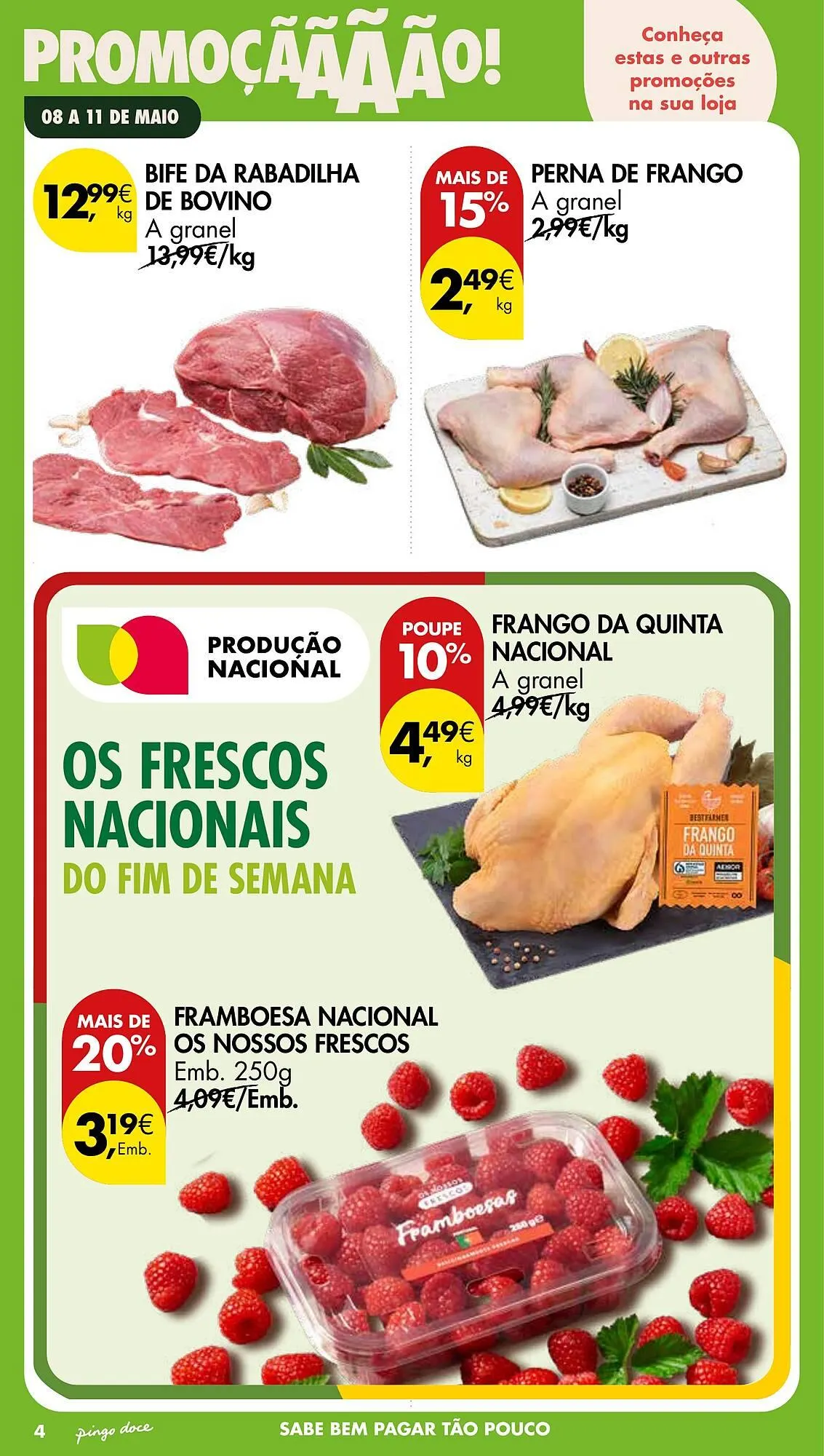 Folheto Folheto Pingo Doce de 8 de maio até 11 de maio 2026 - Pagina 4