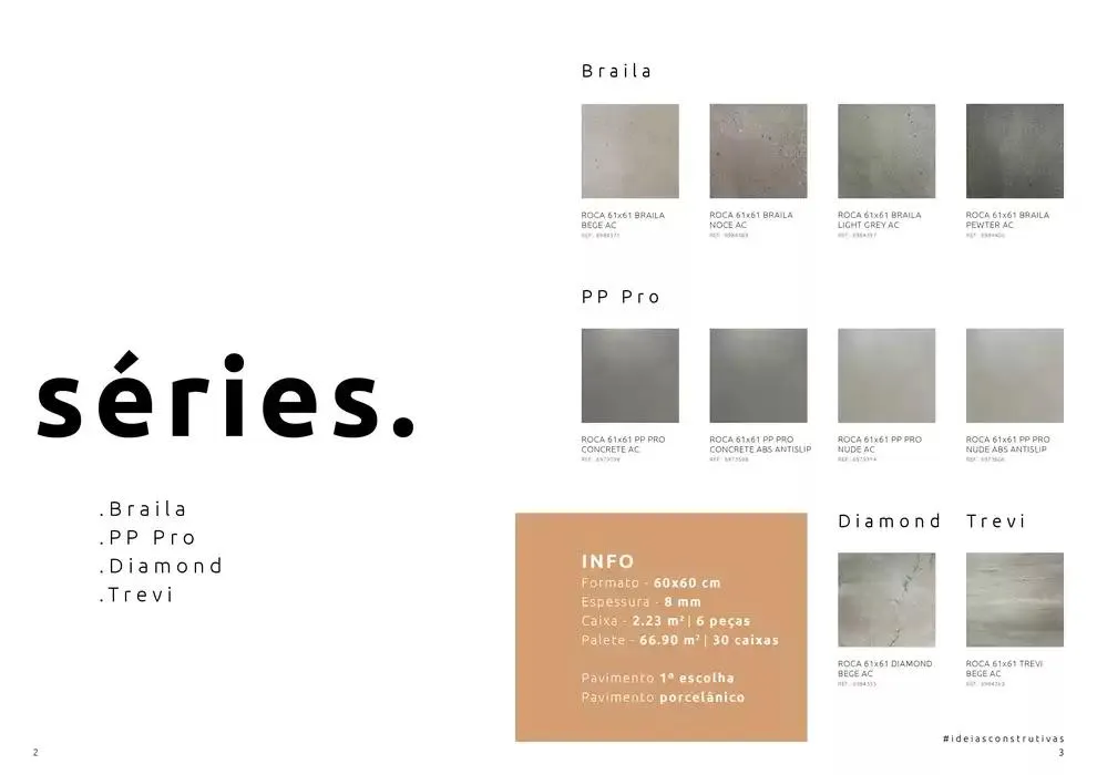 Folheto Catalogo roca 61x61 de 14 de novembro até 14 de maio 2025 - Pagina 2