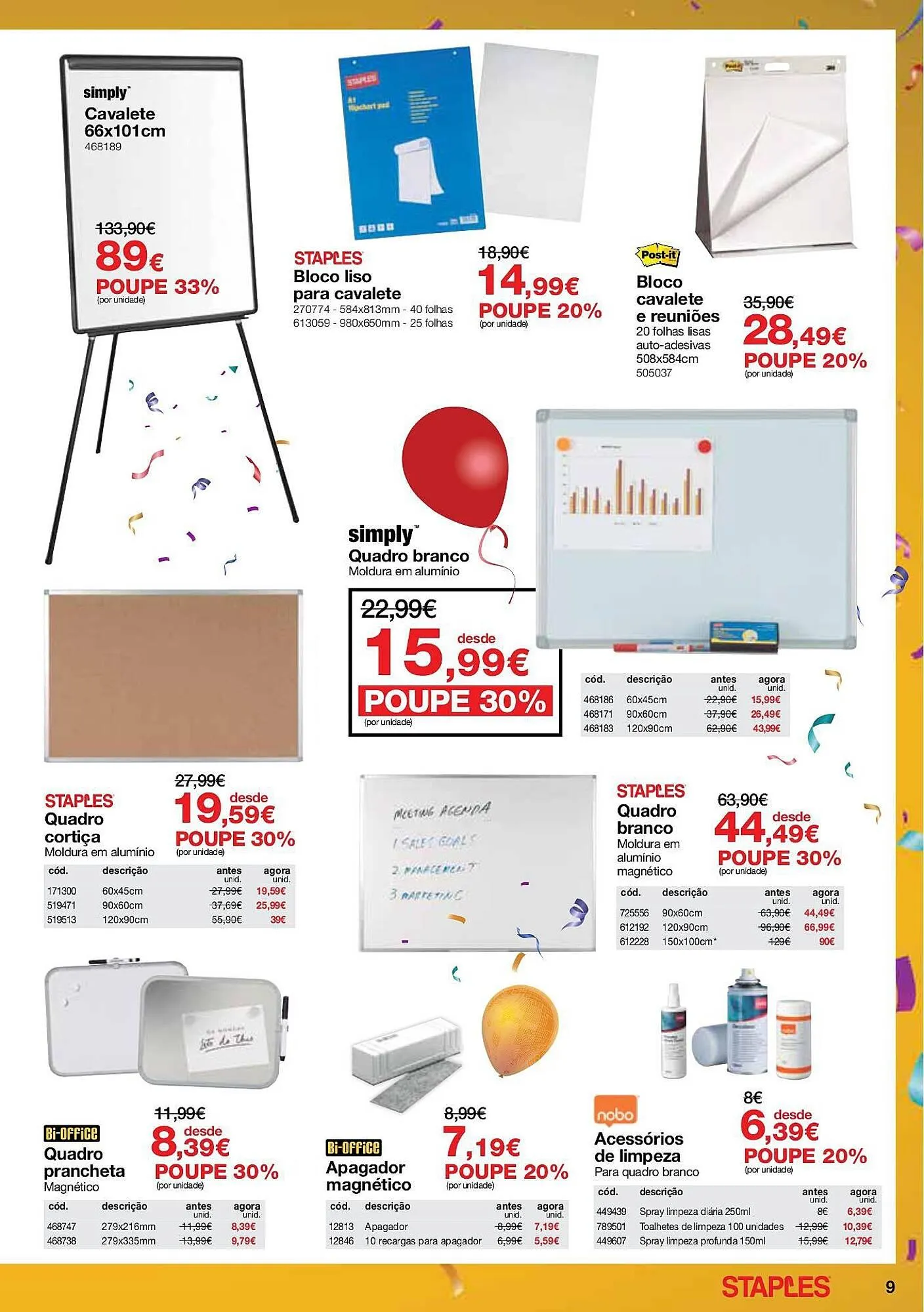 Folheto Folheto Staples de 8 de maio até 22 de maio 2025 - Pagina 9