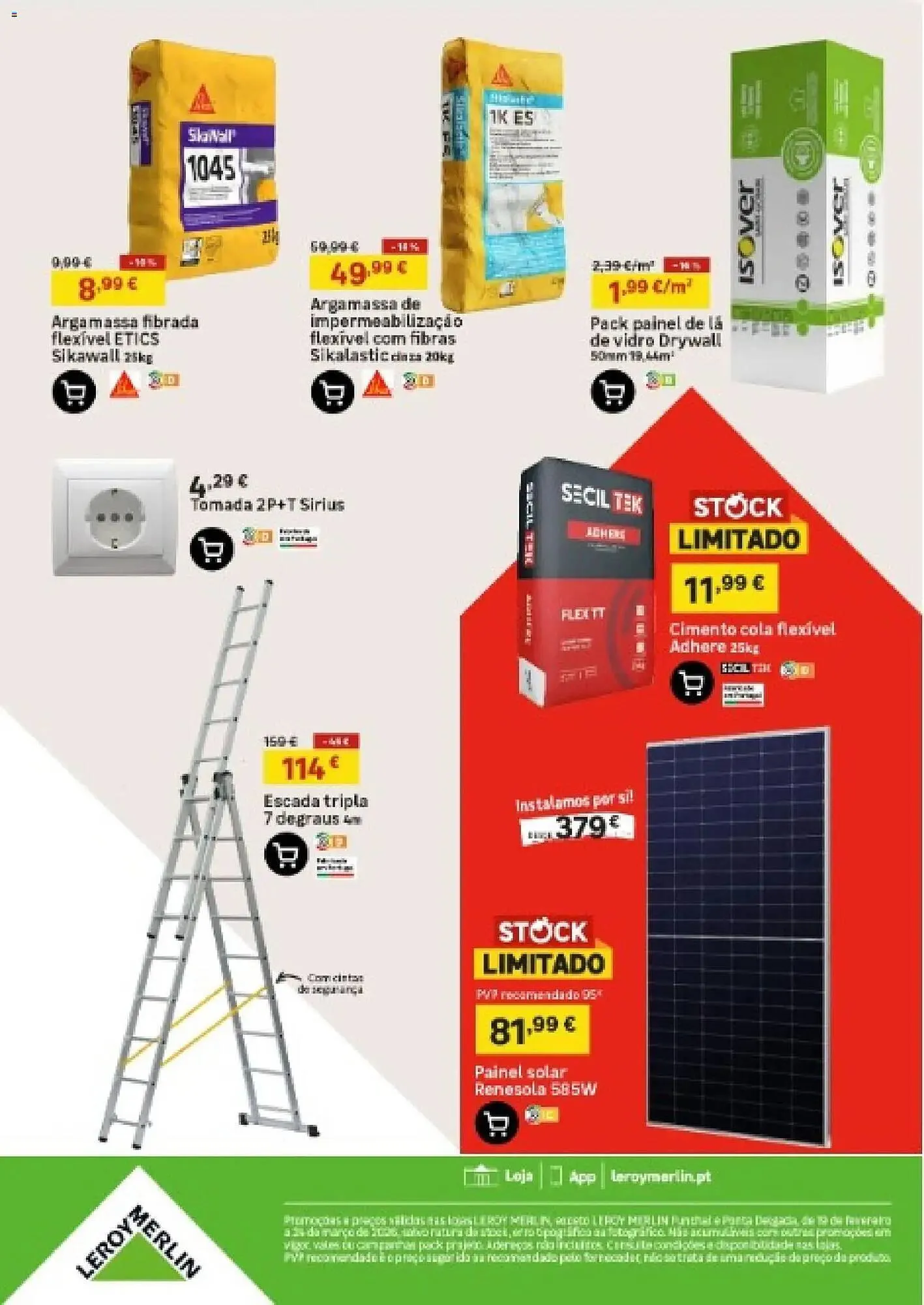Folheto Folheto Leroy Merlin de 19 de fevereiro até 25 de março 2026 - Pagina 19