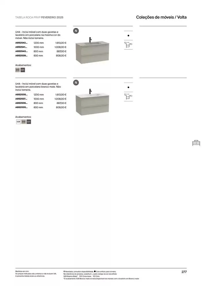 Folheto Soluções de Banho  de 6 de janeiro até 31 de dezembro 2025 - Pagina 279