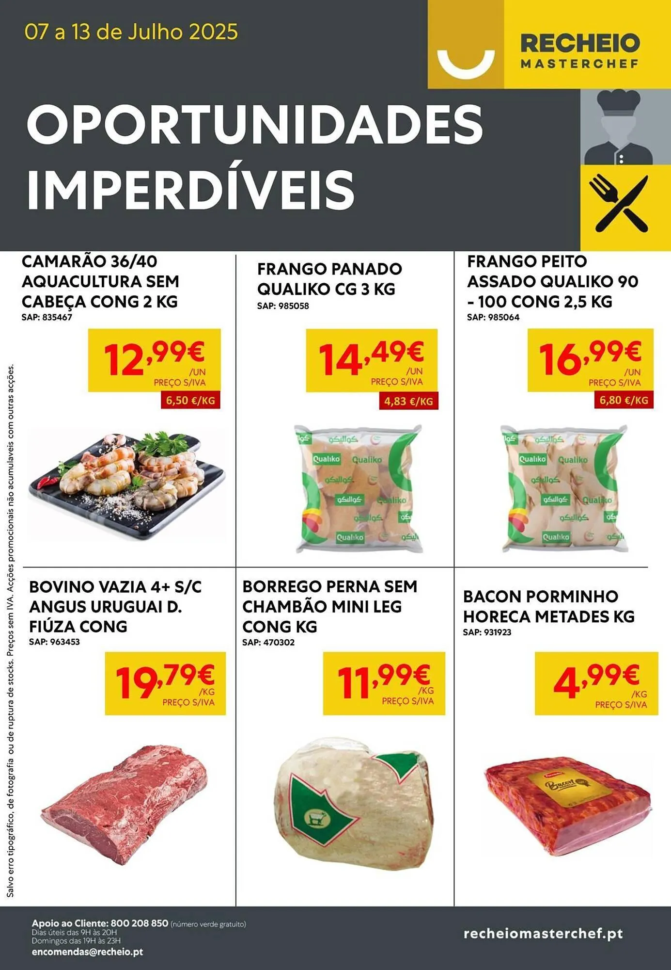 Folheto Folheto Recheio de 7 de julho até 13 de julho 2025 - Pagina 1