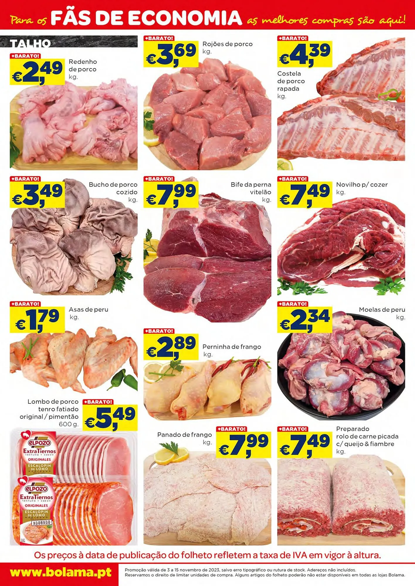 Folheto Folheto Bolama de 3 de novembro até 15 de novembro 2023 - Pagina 2