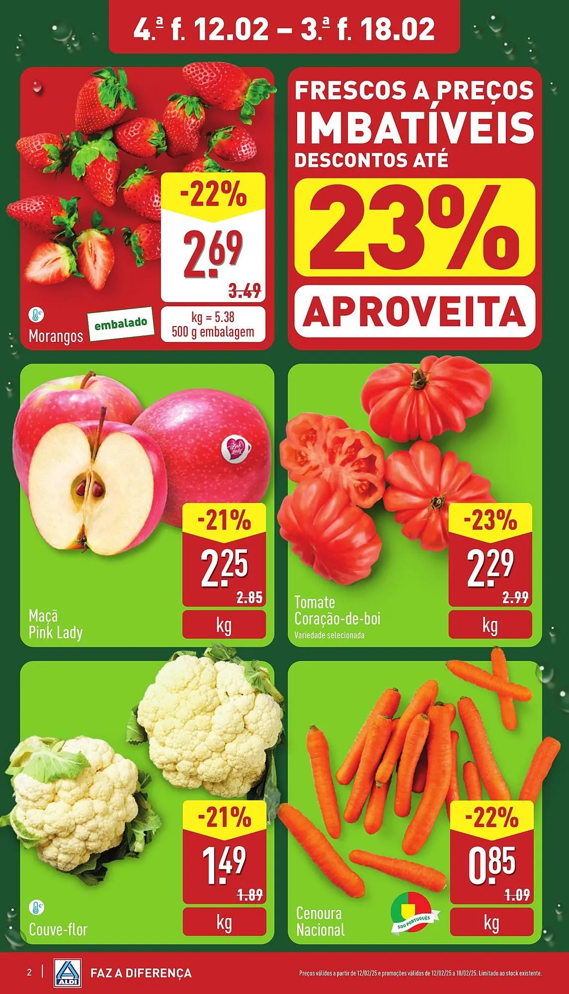 Folheto Folheto ALDI de 12 de fevereiro até 18 de fevereiro 2025 - Pagina 2