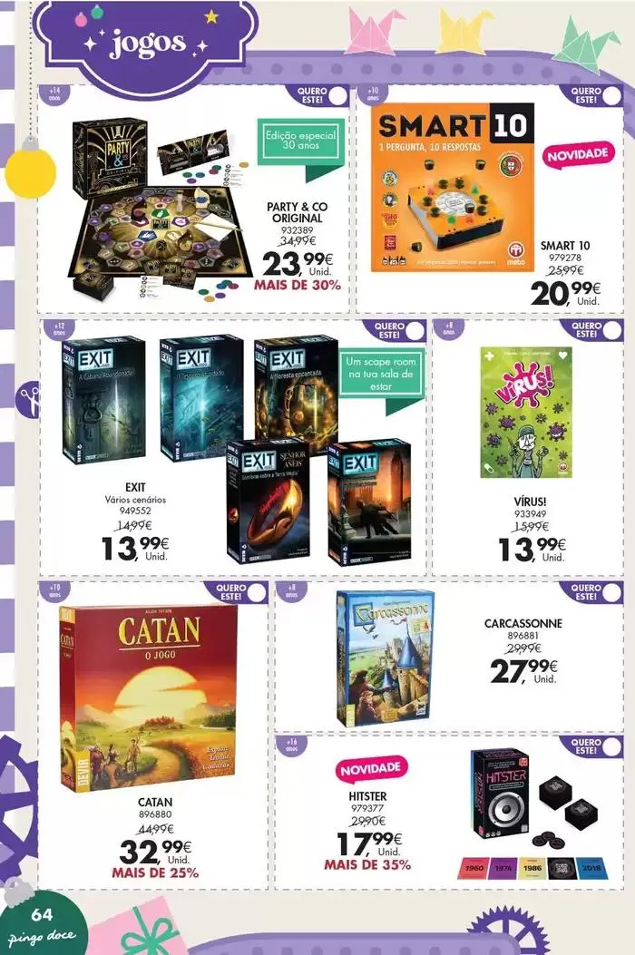 Folheto Descubra ofertas atrativas de 20 de novembro até 6 de janeiro 2025 - Pagina 60