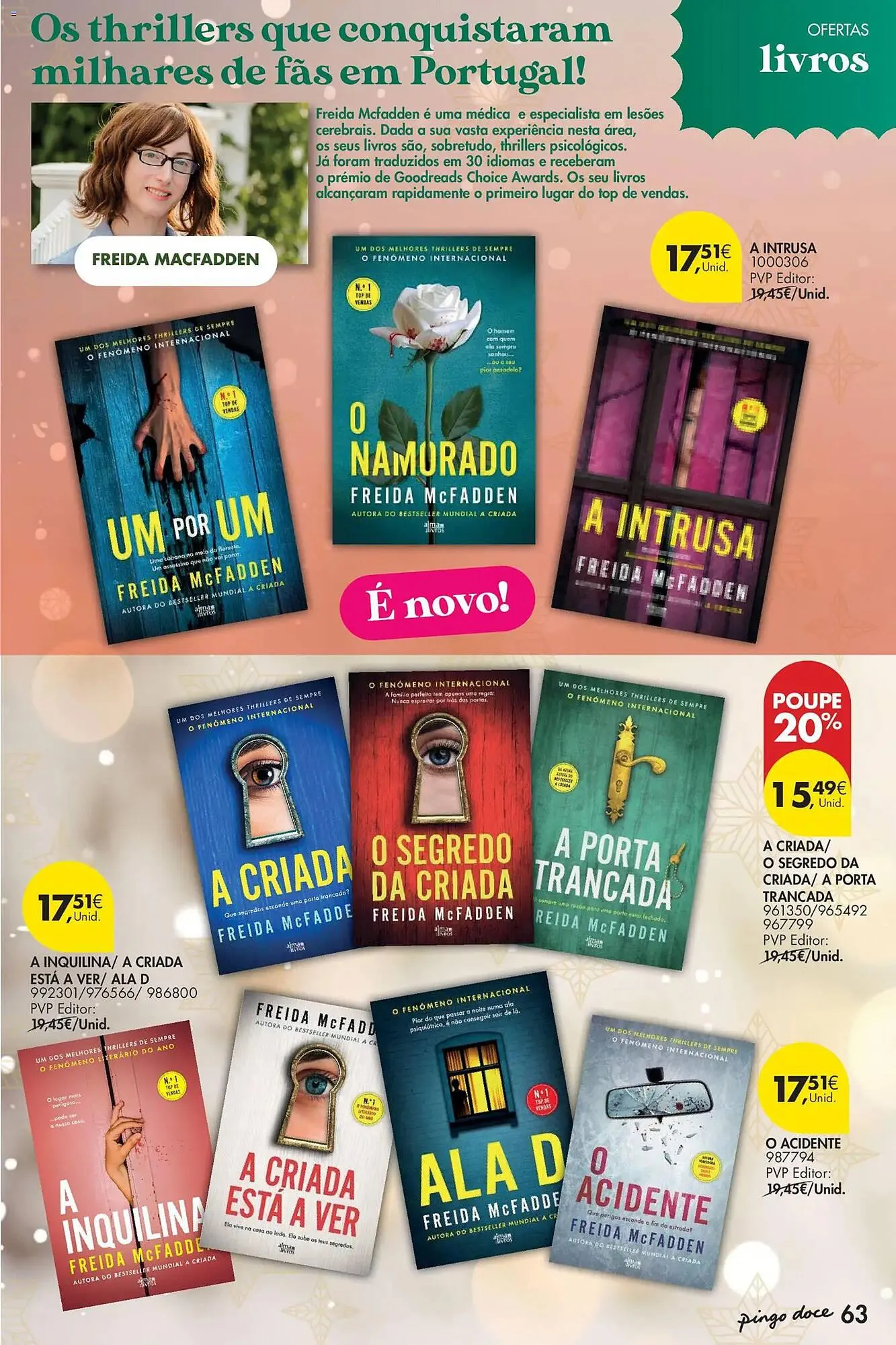 Folheto Folheto Pingo Doce de 11 de novembro até 6 de janeiro 2026 - Pagina 63