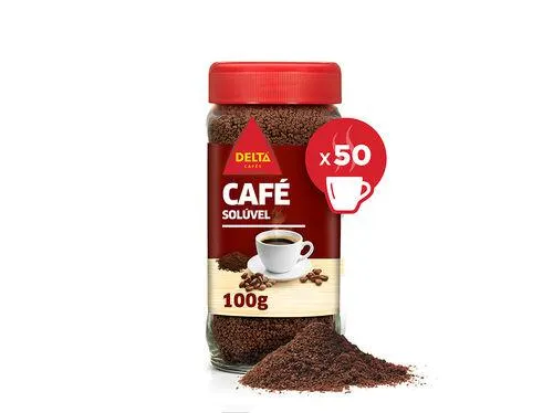 café delta solúvel com caféína 100g