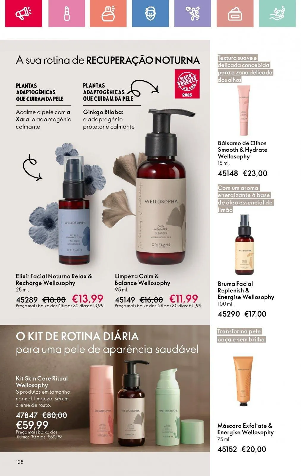 Folheto Folheto de Oriflame até 05.07.2025 de 18 de junho até 5 de julho 2025 - Pagina 128