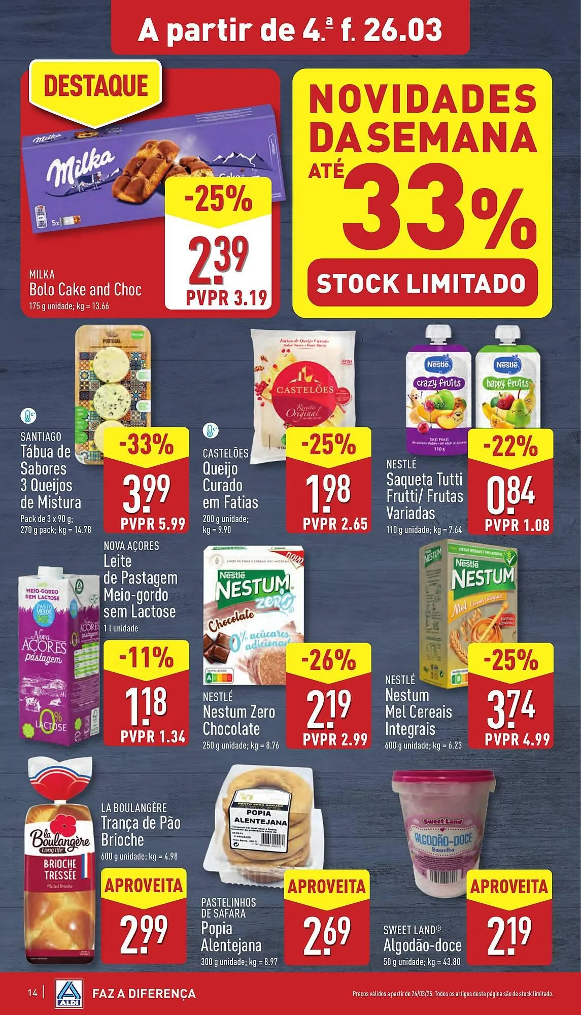 Folheto Folheto ALDI de 26 de março até 1 de abril 2025 - Pagina 14