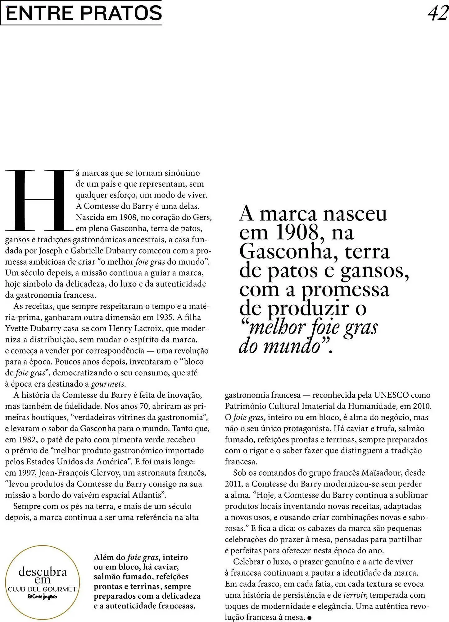 Folheto Folheto El Corte Inglés de 26 de novembro até 1 de março 2026 - Pagina 42