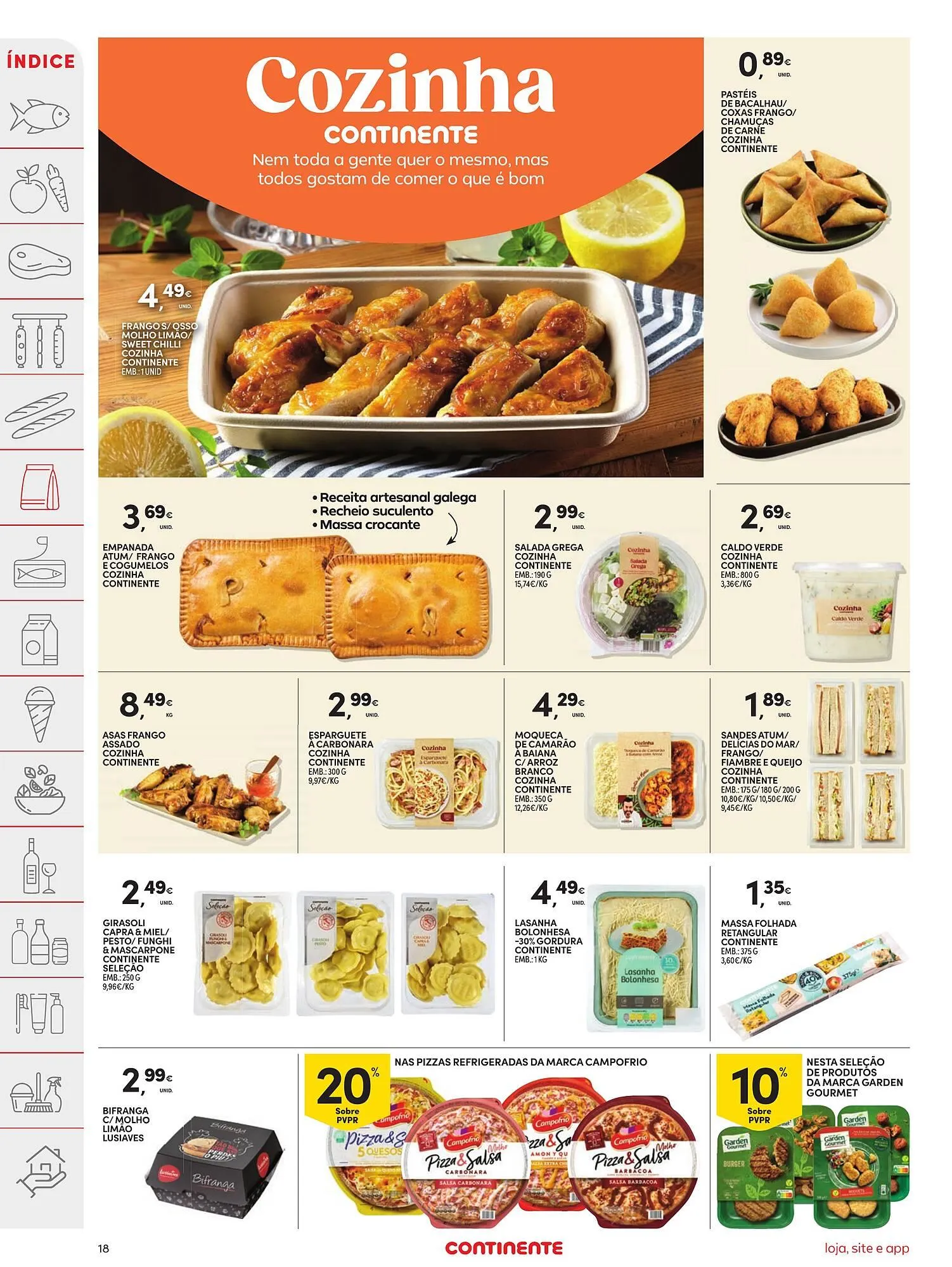 Folheto Folheto Continente de 17 de março até 23 de março 2026 - Pagina 18