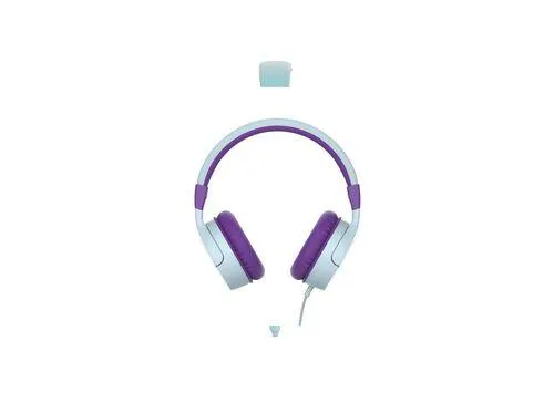 auscultadores kids qilive 600168059 com fios roxo