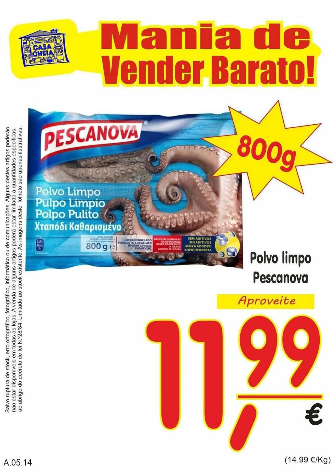 Folheto Folheto Casa Cheia de 9 de maio até 15 de maio 2025 - Pagina 1