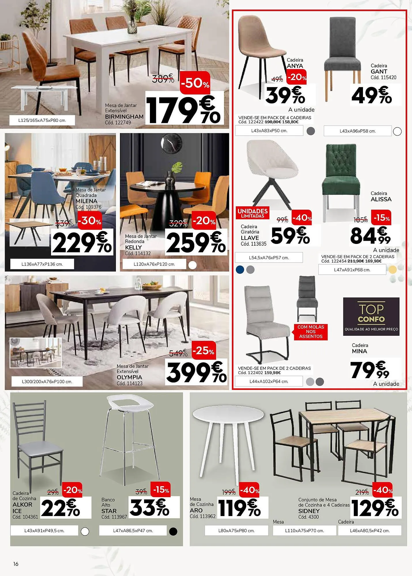 Folheto Folheto Conforama de 1 de maio até 29 de maio 2025 - Pagina 16