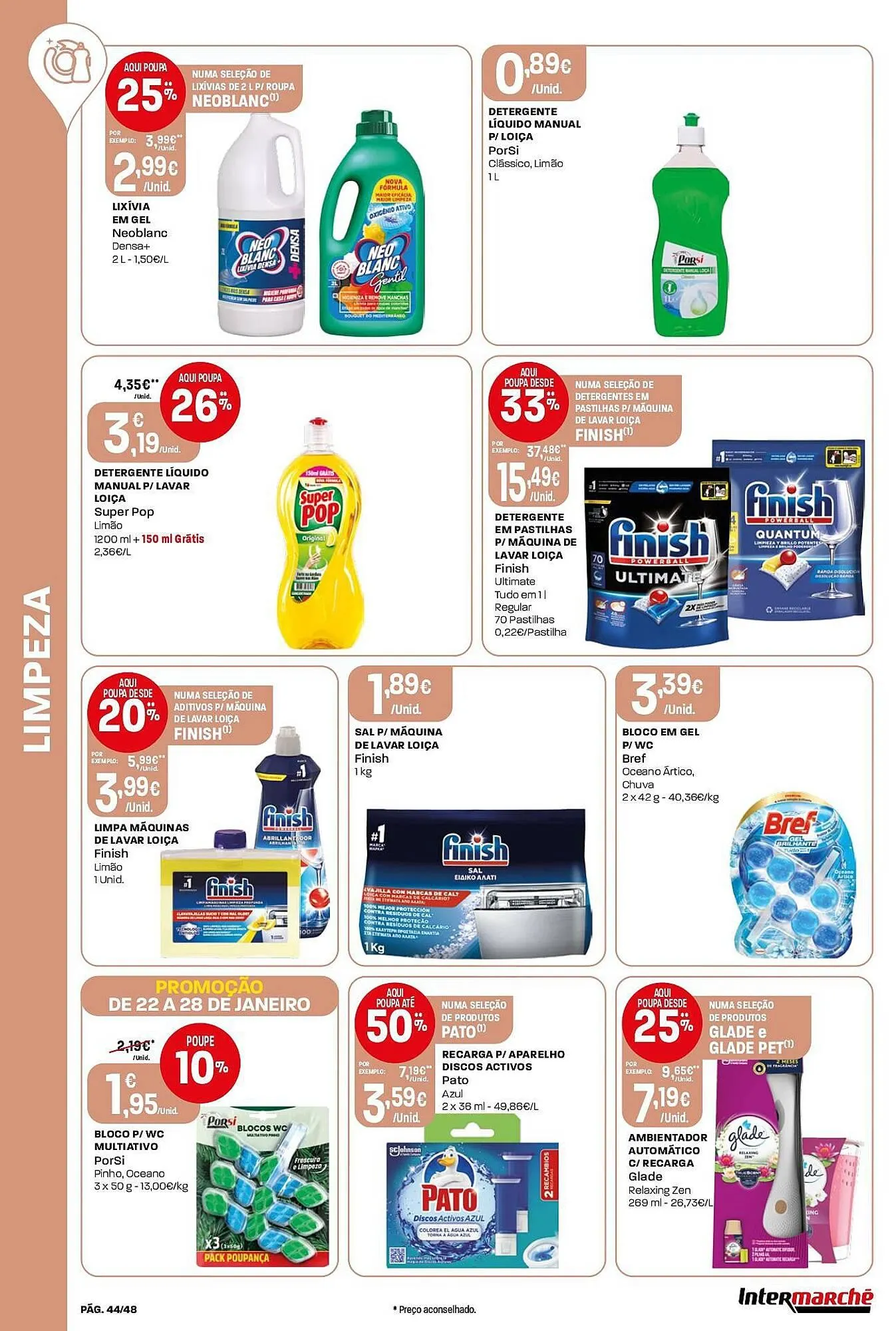 Folheto Folheto Intermarché de 22 de janeiro até 28 de janeiro 2026 - Pagina 44