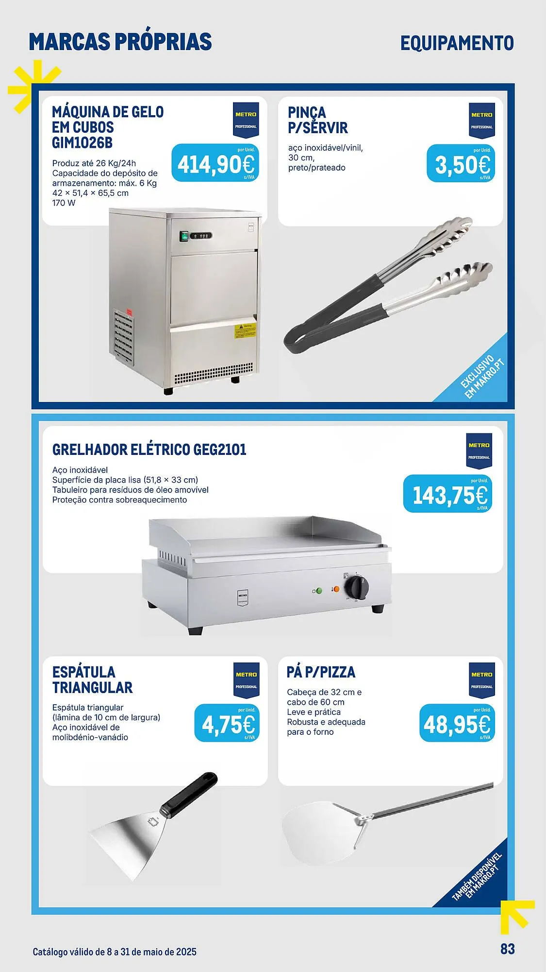 Folheto Folheto Makro de 8 de maio até 31 de maio 2025 - Pagina 83