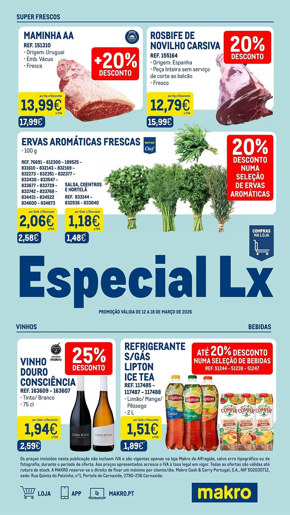 Folheto Catálogo Makro de 12 de março até 18 de março 2026 - Pagina 1