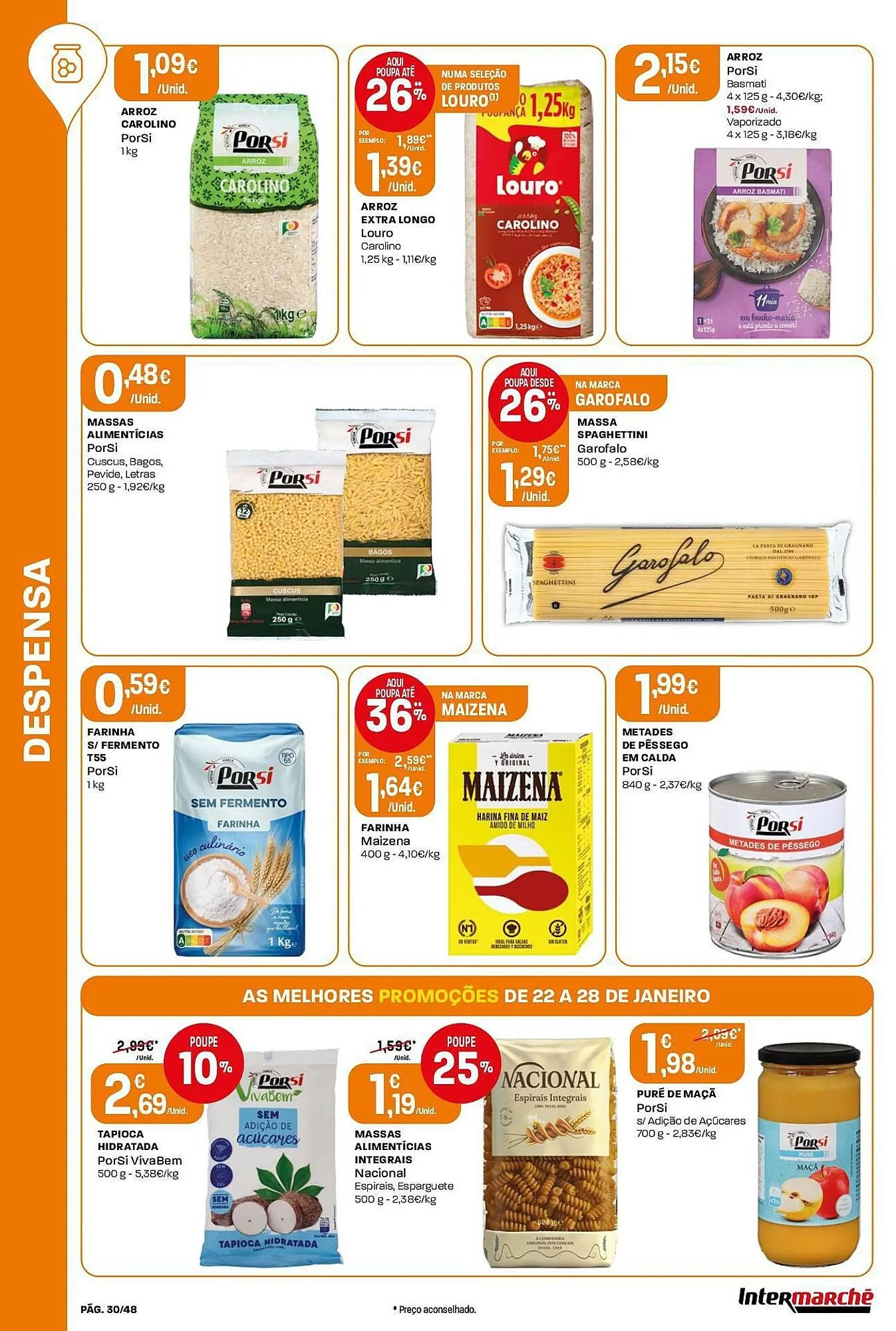 Folheto Folheto Intermarché de 22 de janeiro até 28 de janeiro 2026 - Pagina 30