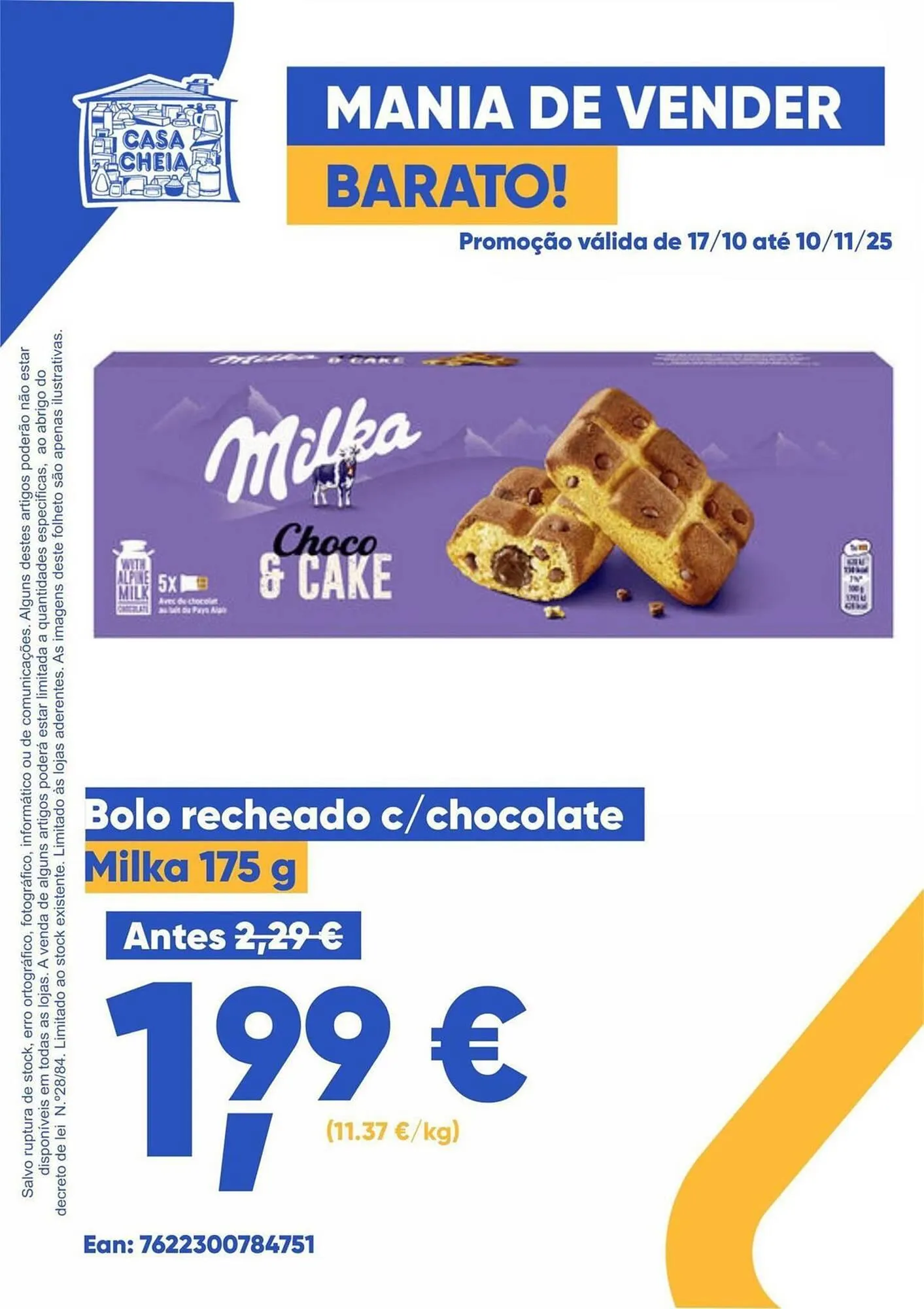 Folheto Folheto Casa Cheia de 20 de outubro até 10 de novembro 2025 - Pagina 1