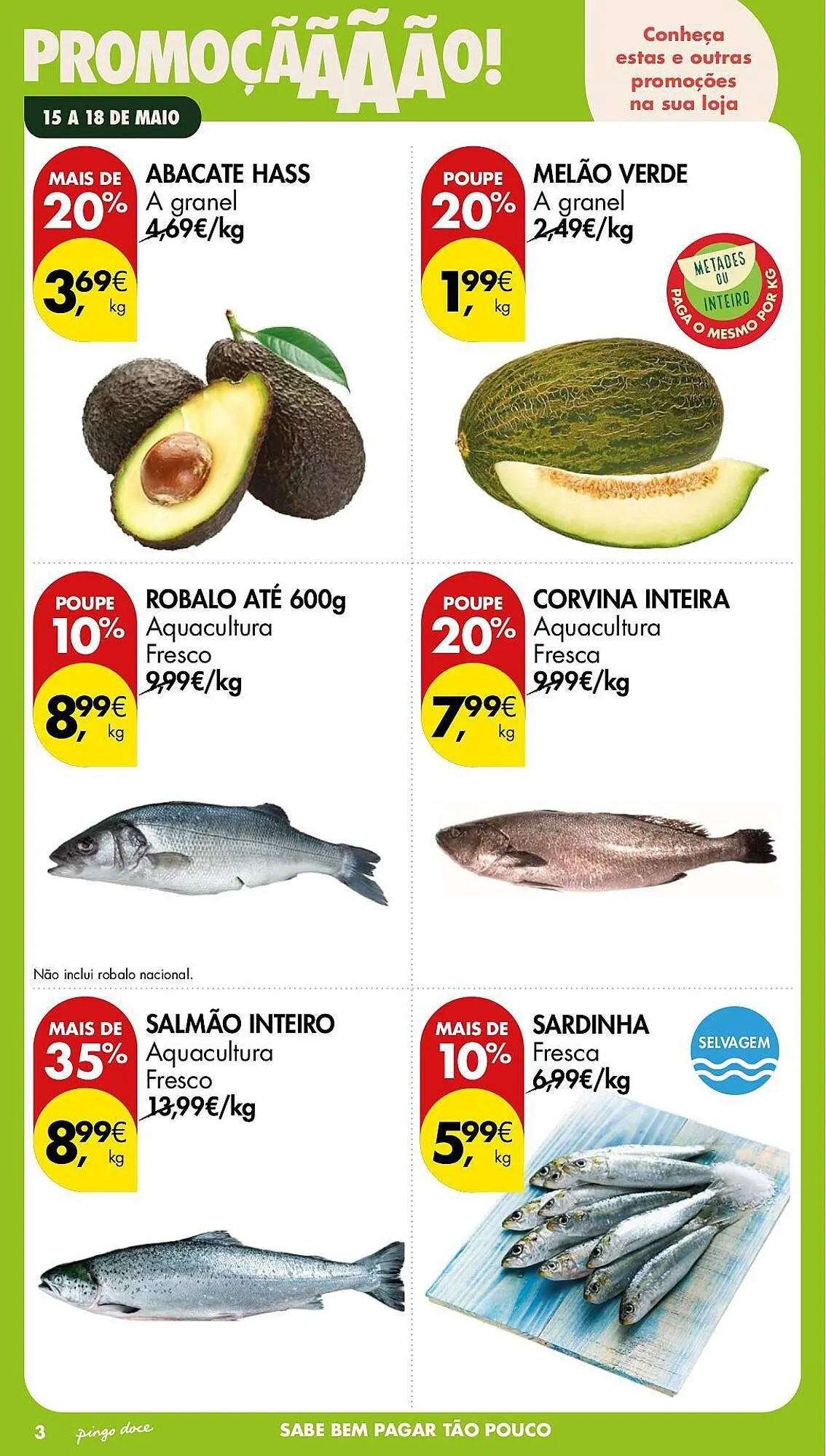 Folheto Folheto Pingo Doce de 15 de maio até 18 de maio 2026 - Pagina 2