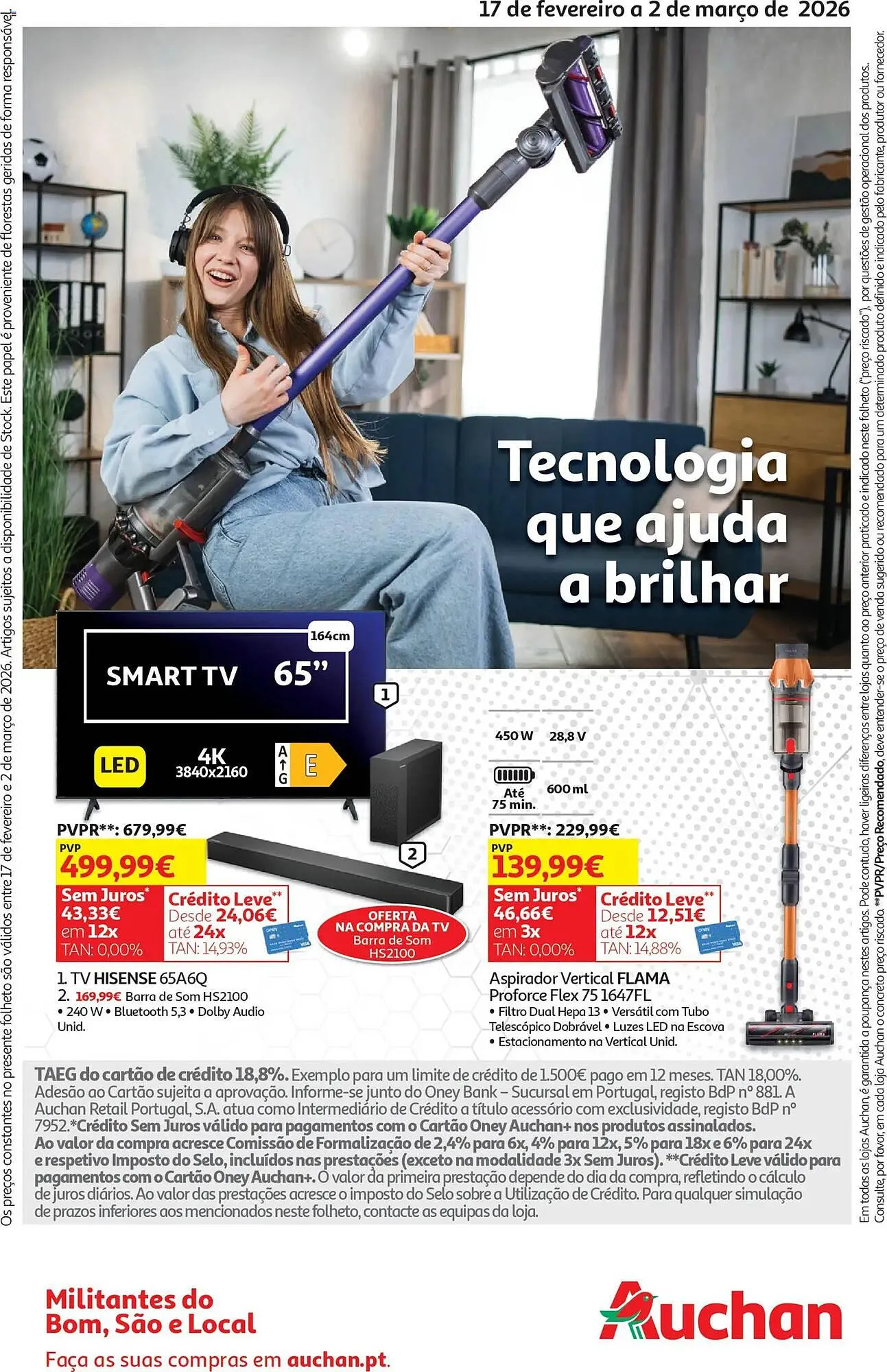 Folheto Folheto Auchan de 17 de fevereiro até 3 de março 2026 - Pagina 36