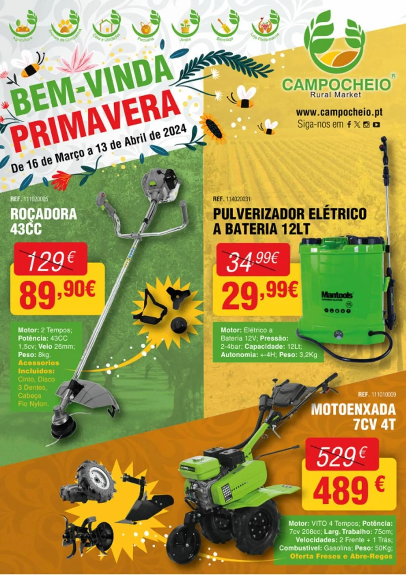 Folheto Folheto CAMPOCHEIO de 16 de março até 13 de abril 2024 - Pagina