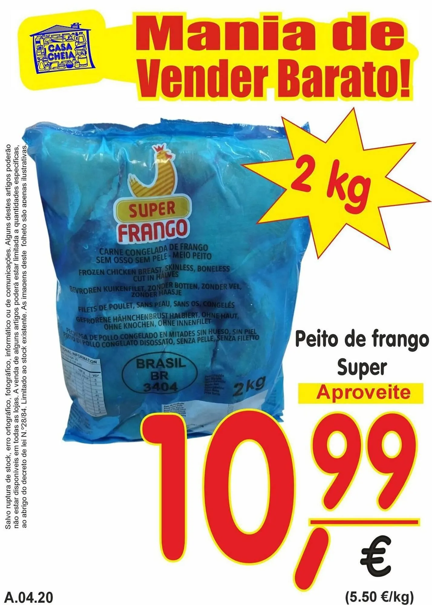 Folheto Folheto Casa Cheia de 8 de abril até 20 de abril 2026 - Pagina 1