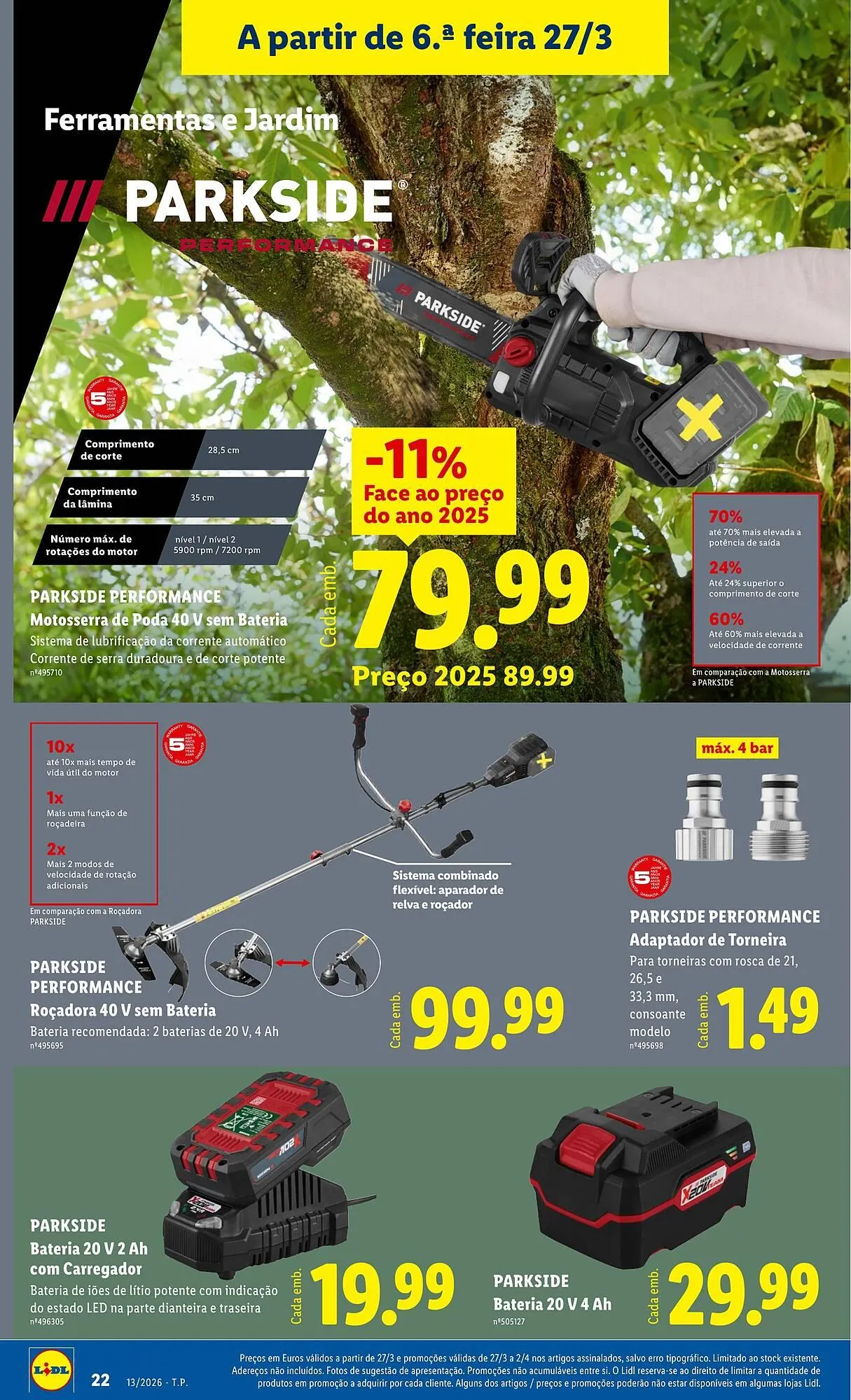 Folheto Folheto Lidl de 23 de março até 29 de março 2026 - Pagina 22
