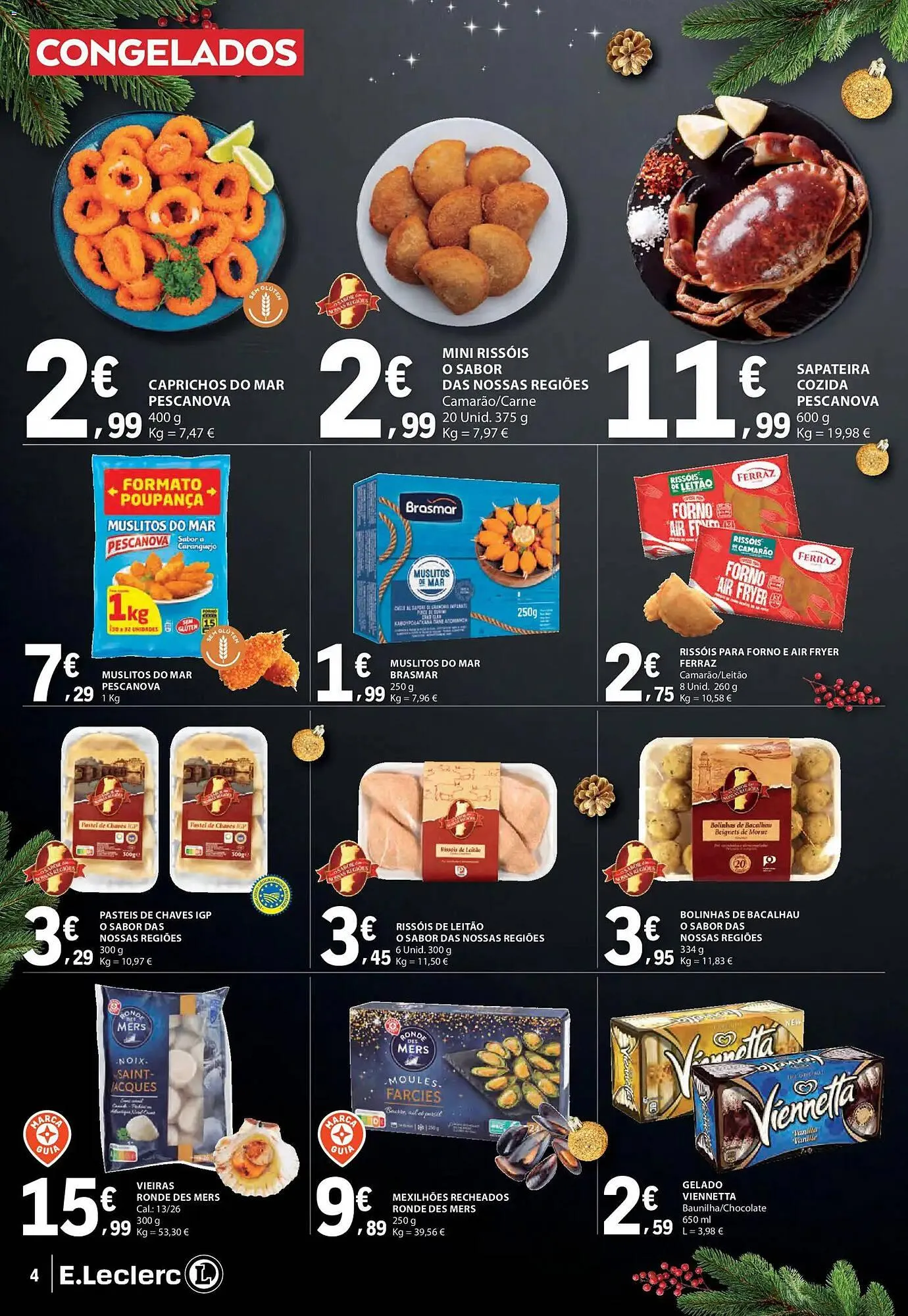 Folheto Folheto E.Leclerc de 9 de dezembro até 25 de dezembro 2025 - Pagina 4