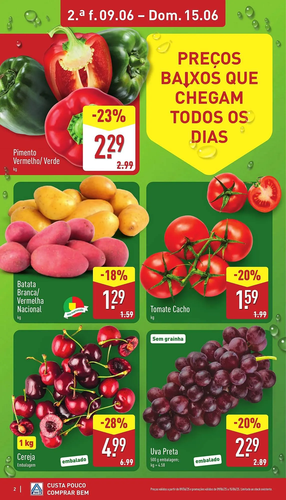 Folheto Folheto ALDI de 9 de junho até 15 de junho 2025 - Pagina 2