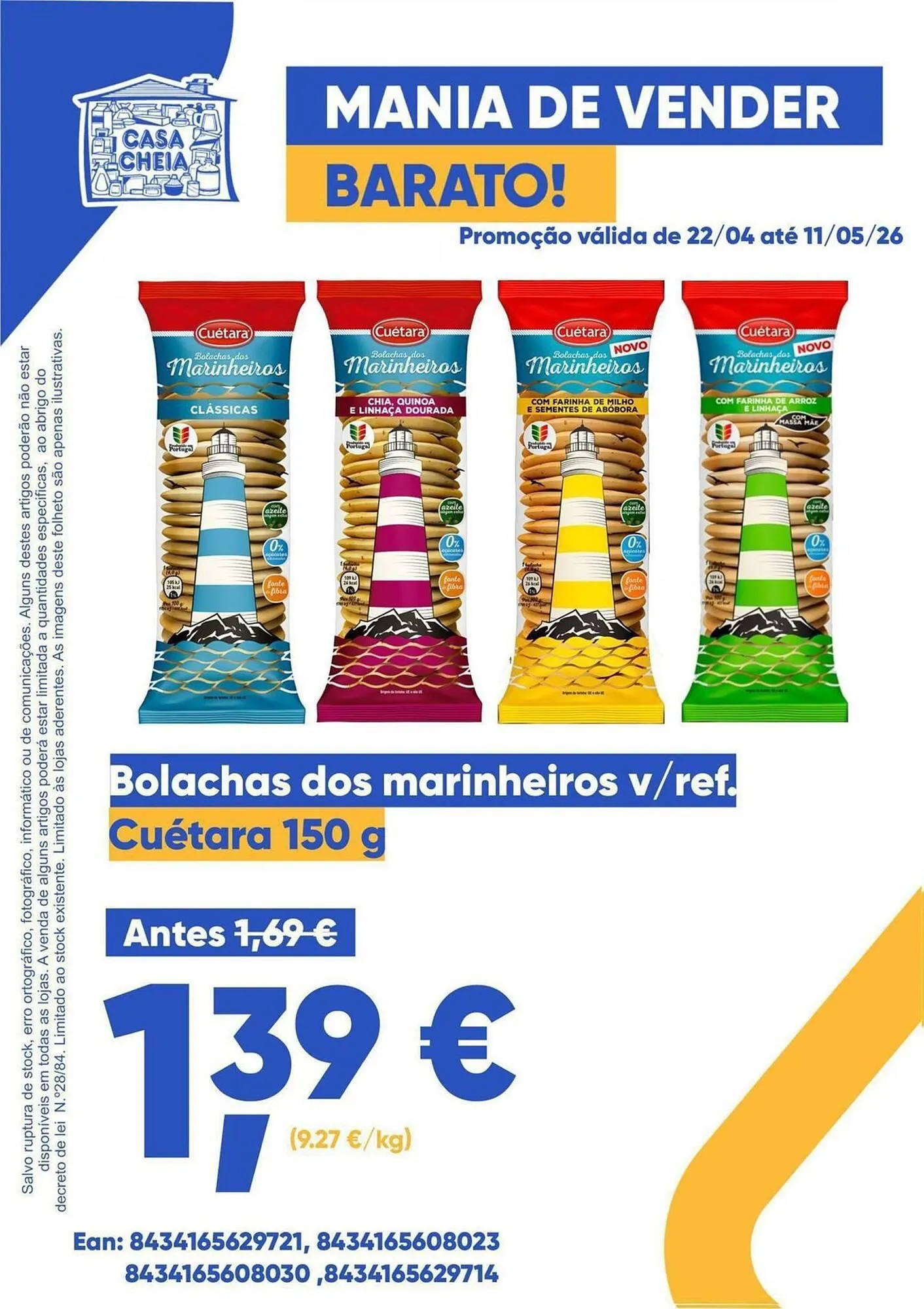 Folheto Folheto Casa Cheia de 23 de abril até 11 de maio 2026 - Pagina 1