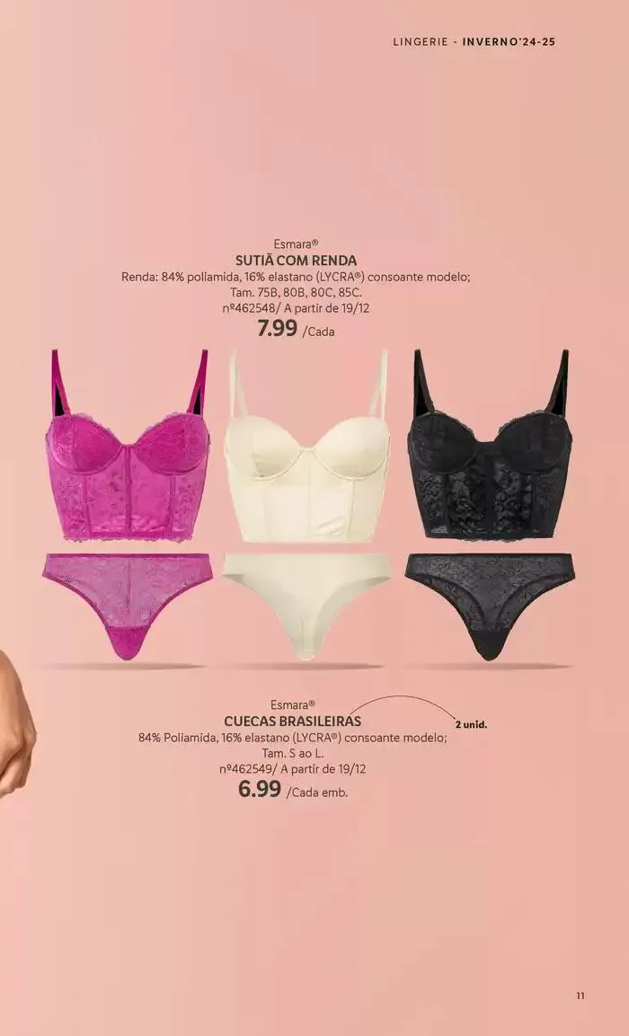 Folheto Esmara de 2 de dezembro até 22 de janeiro 2025 - Pagina 11
