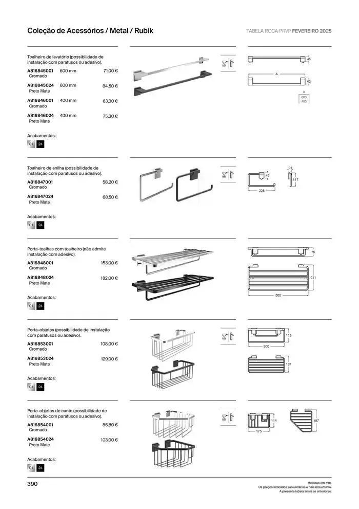 Folheto Soluções de Banho  de 6 de janeiro até 31 de dezembro 2025 - Pagina 392