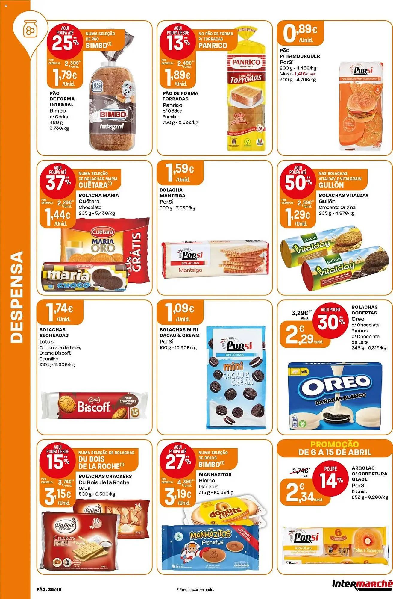 Folheto Folheto Intermarché de 6 de abril até 16 de abril 2026 - Pagina 26