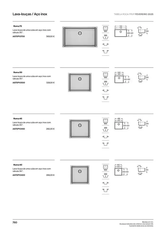 Folheto Soluções de Banho  de 6 de janeiro até 31 de dezembro 2025 - Pagina 762