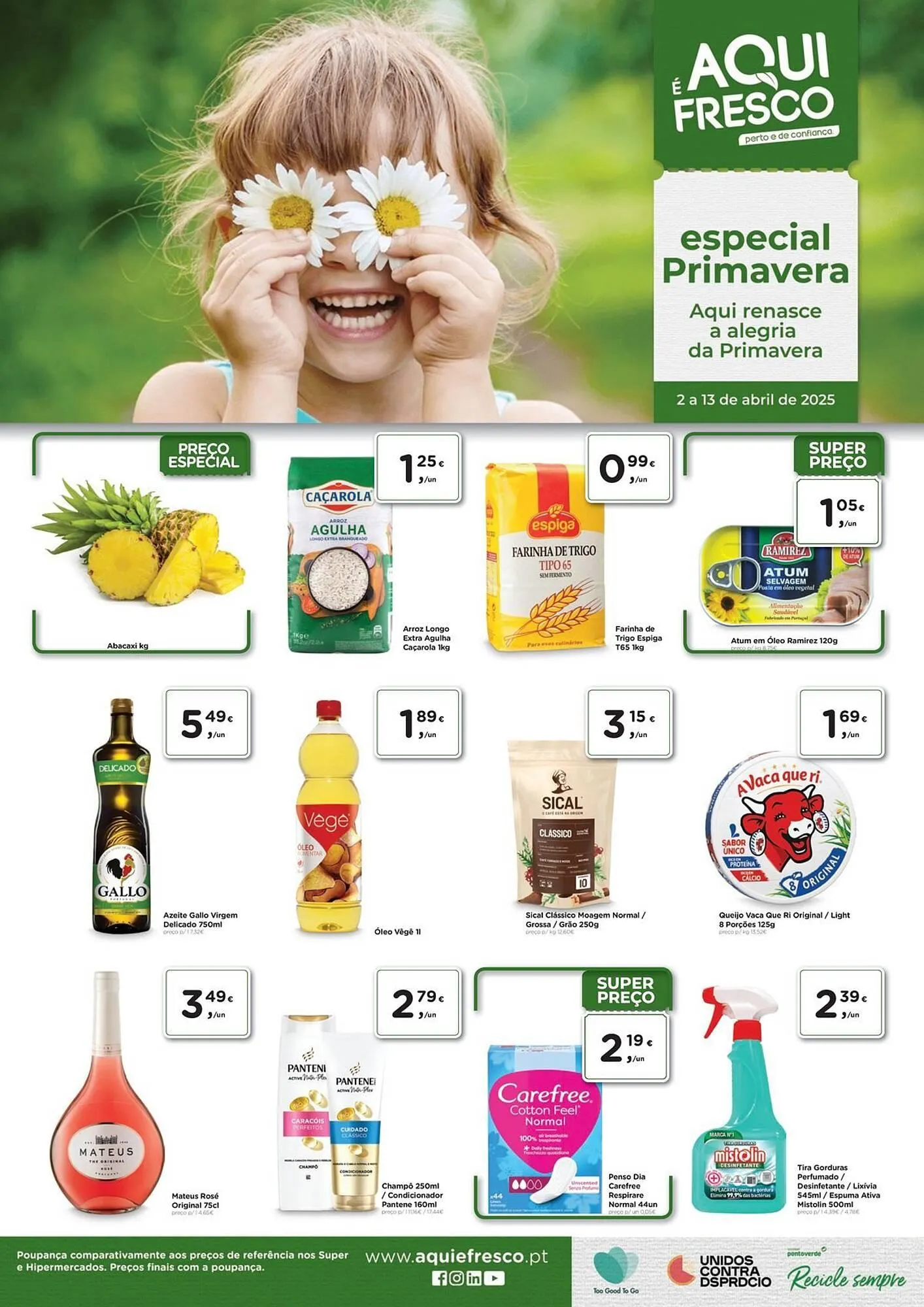 Folheto Aqui é fresco - 1