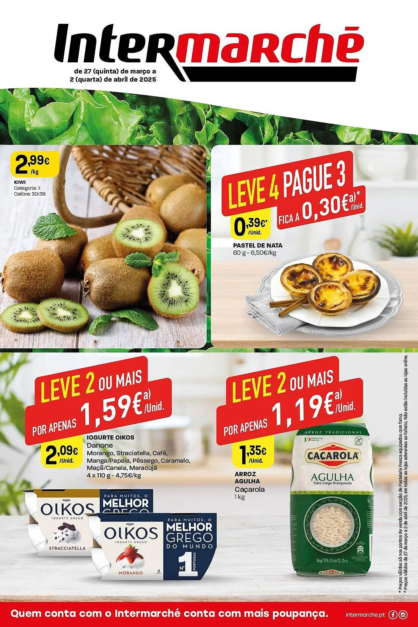 Folheto Folheto Intermarché de 27 de março até 2 de abril 2025 - Pagina 1
