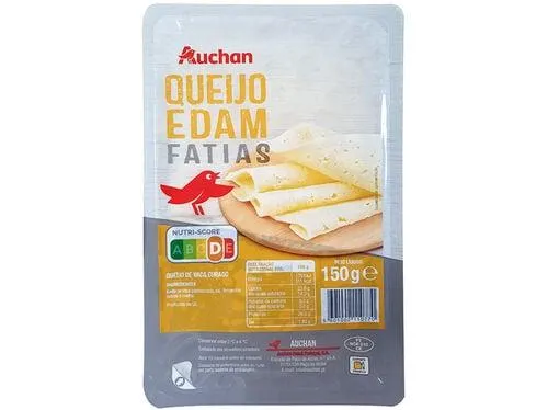 queijo edam auchan fatias 150 g