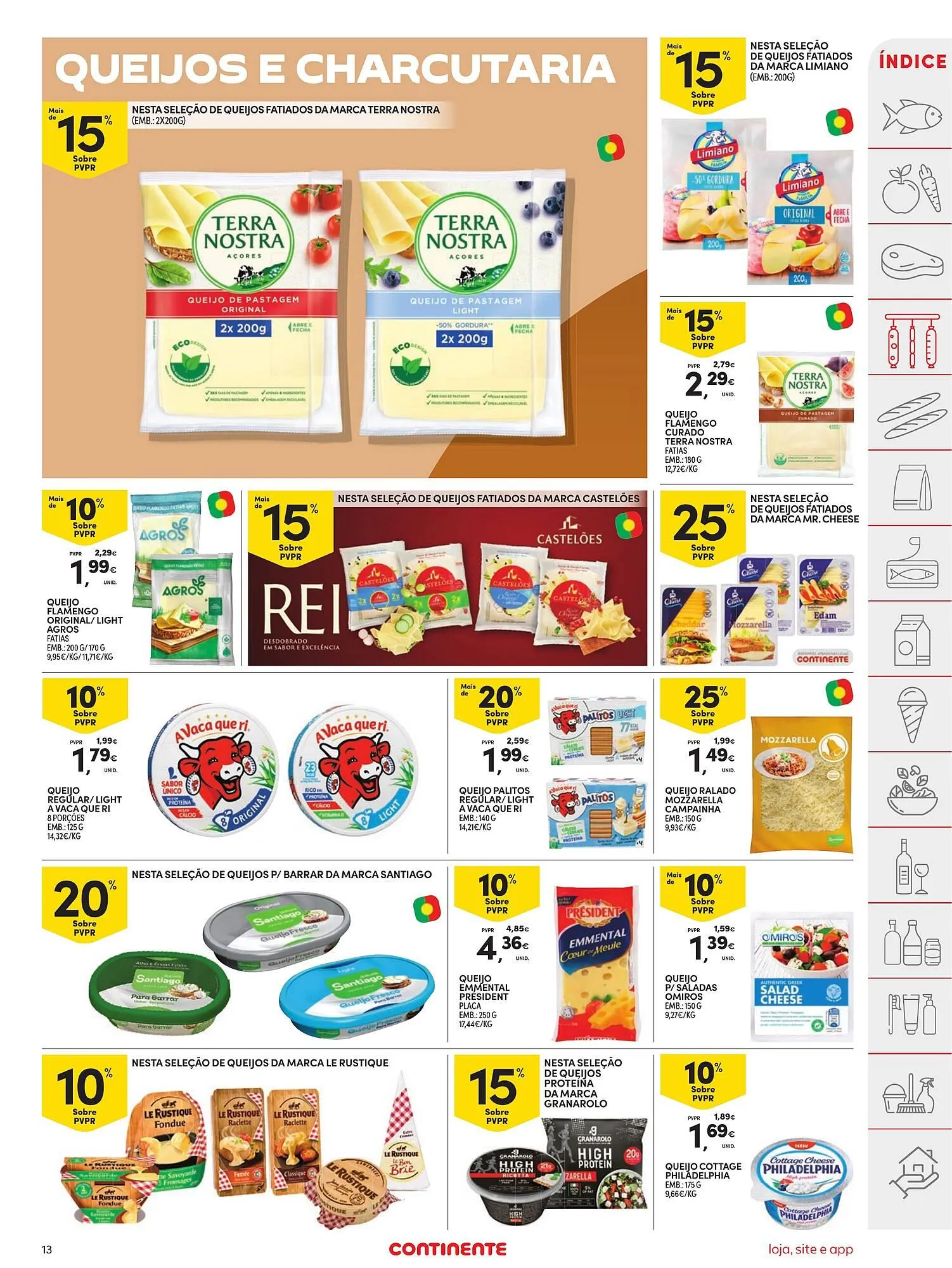 Folheto Folheto Continente de 17 de março até 23 de março 2026 - Pagina 13