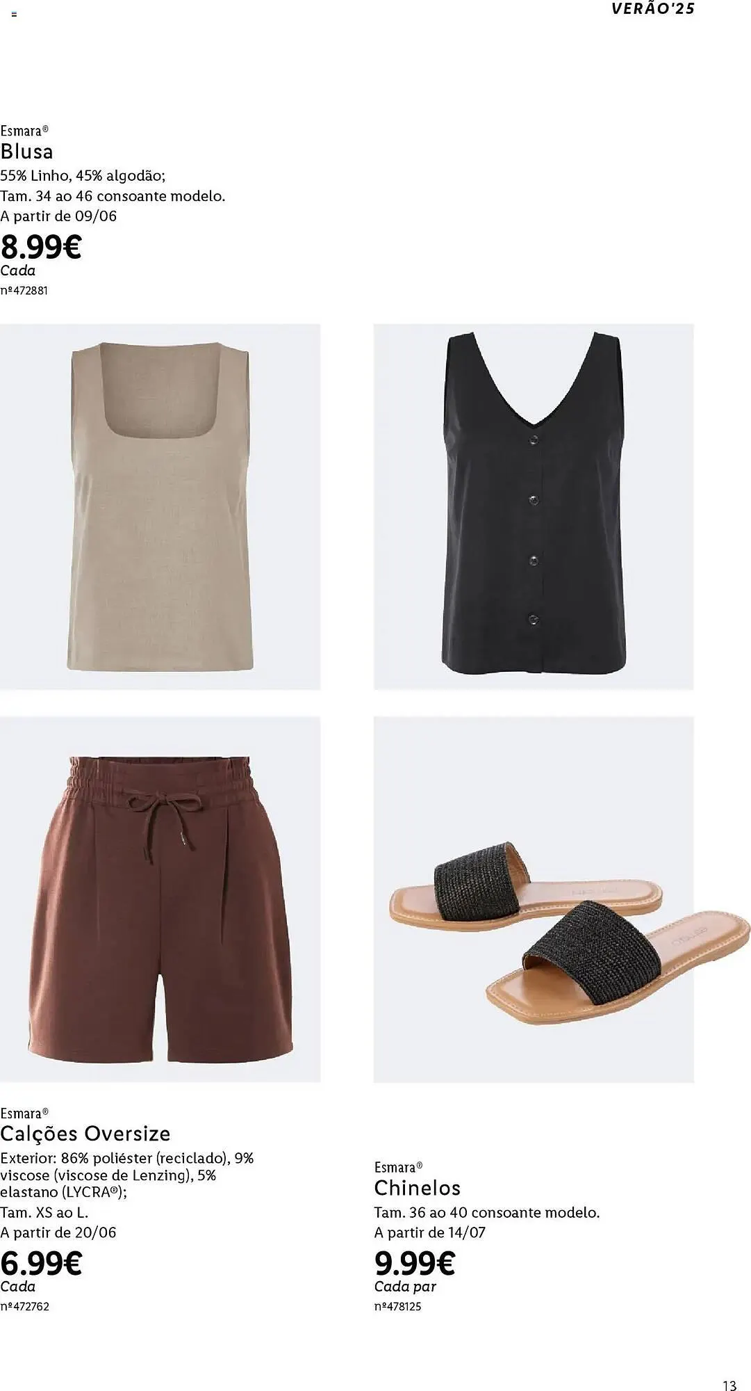 Folheto Folheto Lidl de 2 de junho até 18 de agosto 2025 - Pagina 13